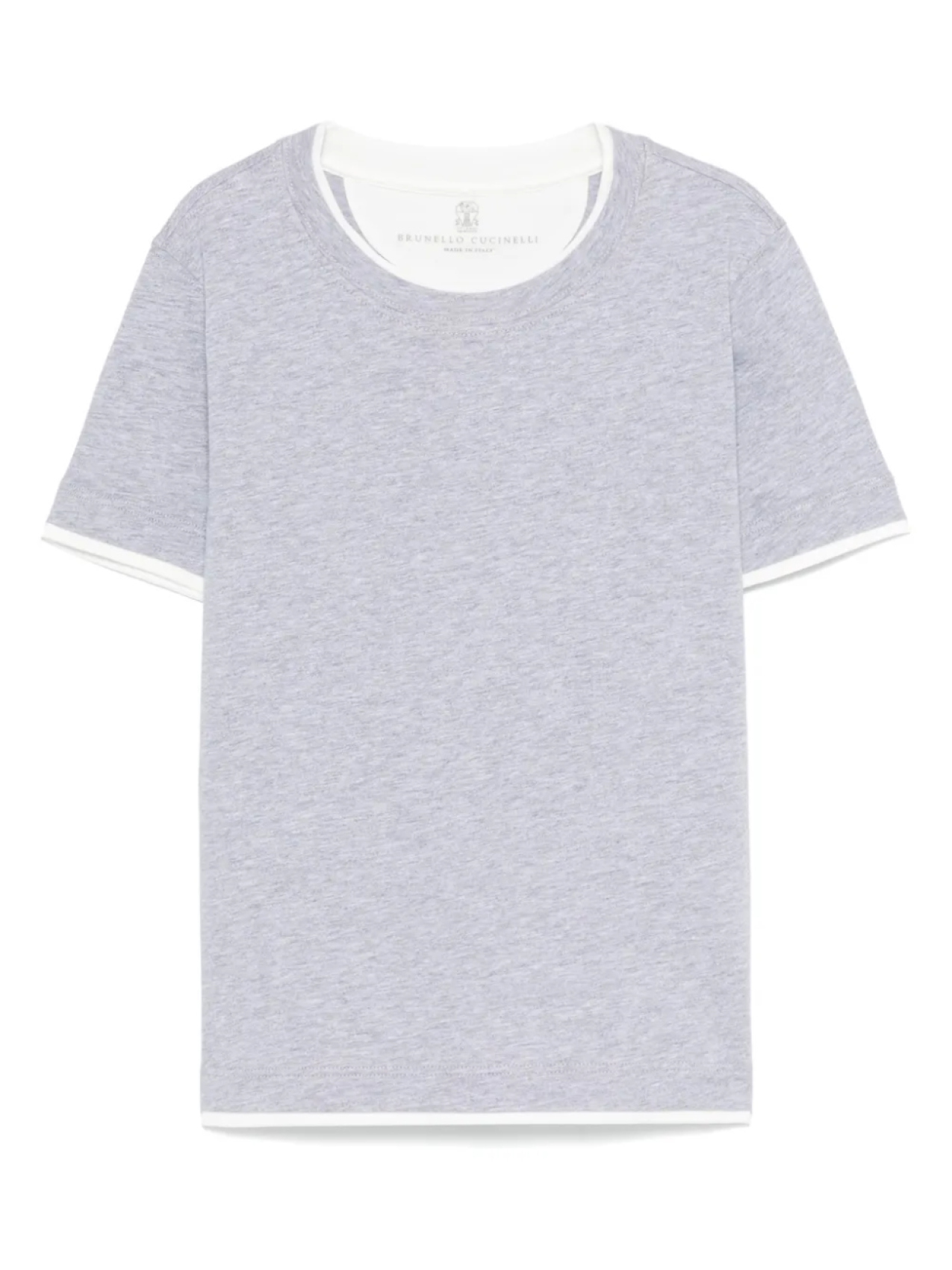 

Футболка детская Brunello Cucinelli многослойная Brunello Cucinelli Kids, серый