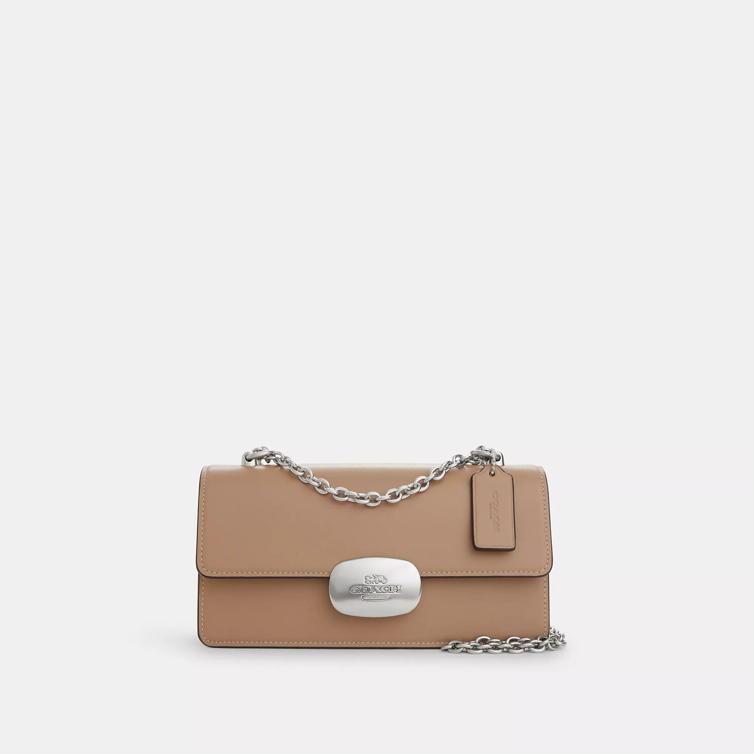 

Через плечо с клапаном через плечо Coach Outlet Eliza, цвет Silver/Taupe
