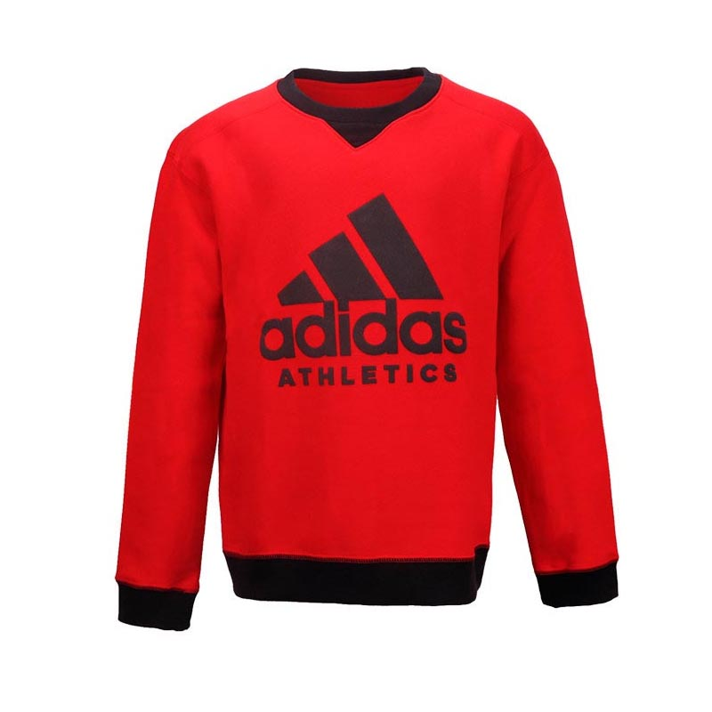 

Adidas Толстовка красная для детей 3-7 лет