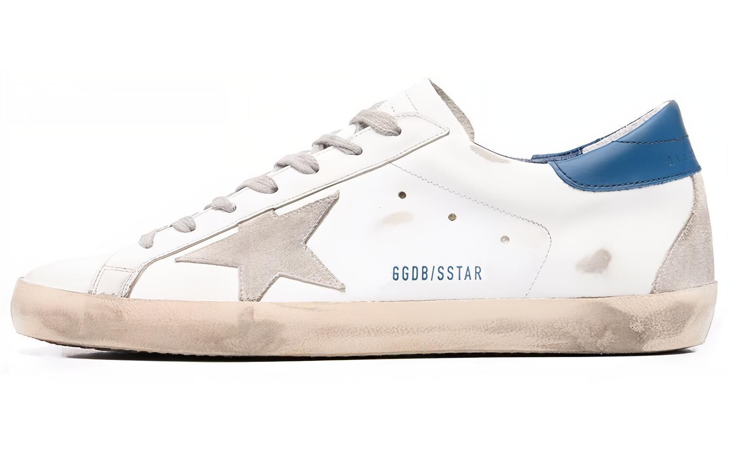

Кроссовки мужские Golden Goose Super-Star, белый / синий