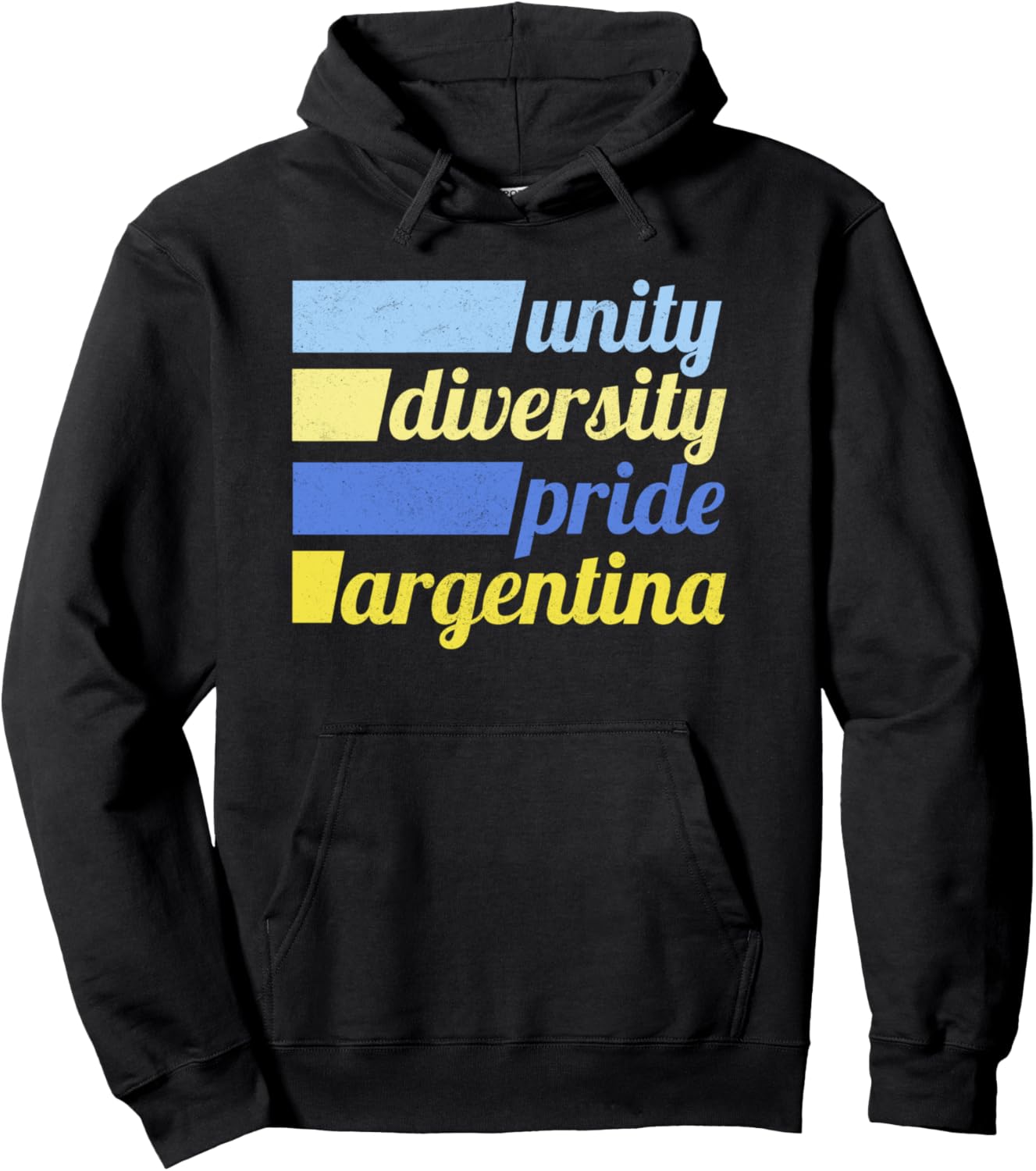 

Модная толстовка Argentina Unity Trendy Apparel, черный