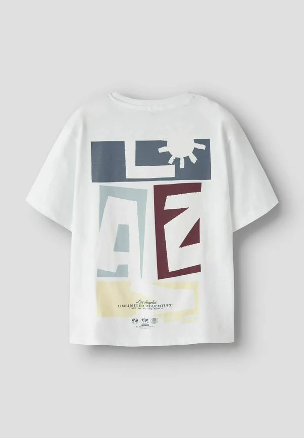 Футболка с принтом nkmfemmin в коробке Name It, Bright White — фото 2