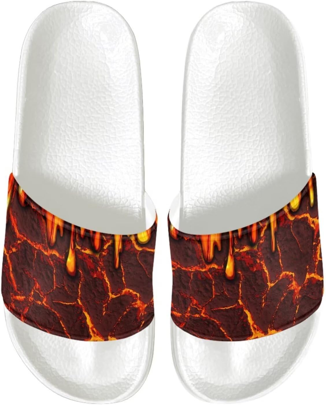 

Мужские слайд-сандалии Qoiuvncy, легкие, противоскользящие, спортивные, с открытым носком, на лето, шлепанцы для спа, белая подошва, размеры 5-14