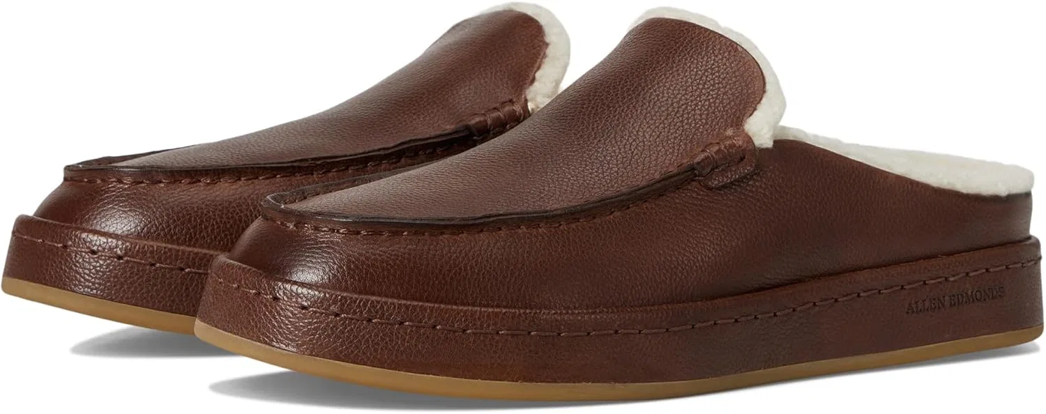 Тапочки мужские Allen Edmonds, шоколадная кожа