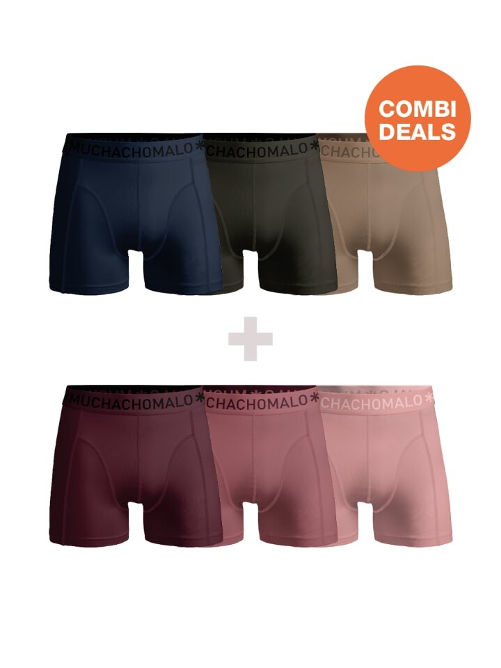 

Трусы боксеры Muchachomalo 6er-Set: Boxershort, цвет Mehrfarbig - für Herren