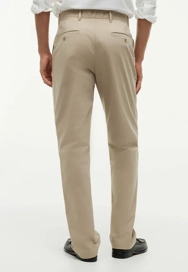 Брюки из твила Dover Essential Twill Trousers Tommy Hilfiger, хаки батик — фото 3