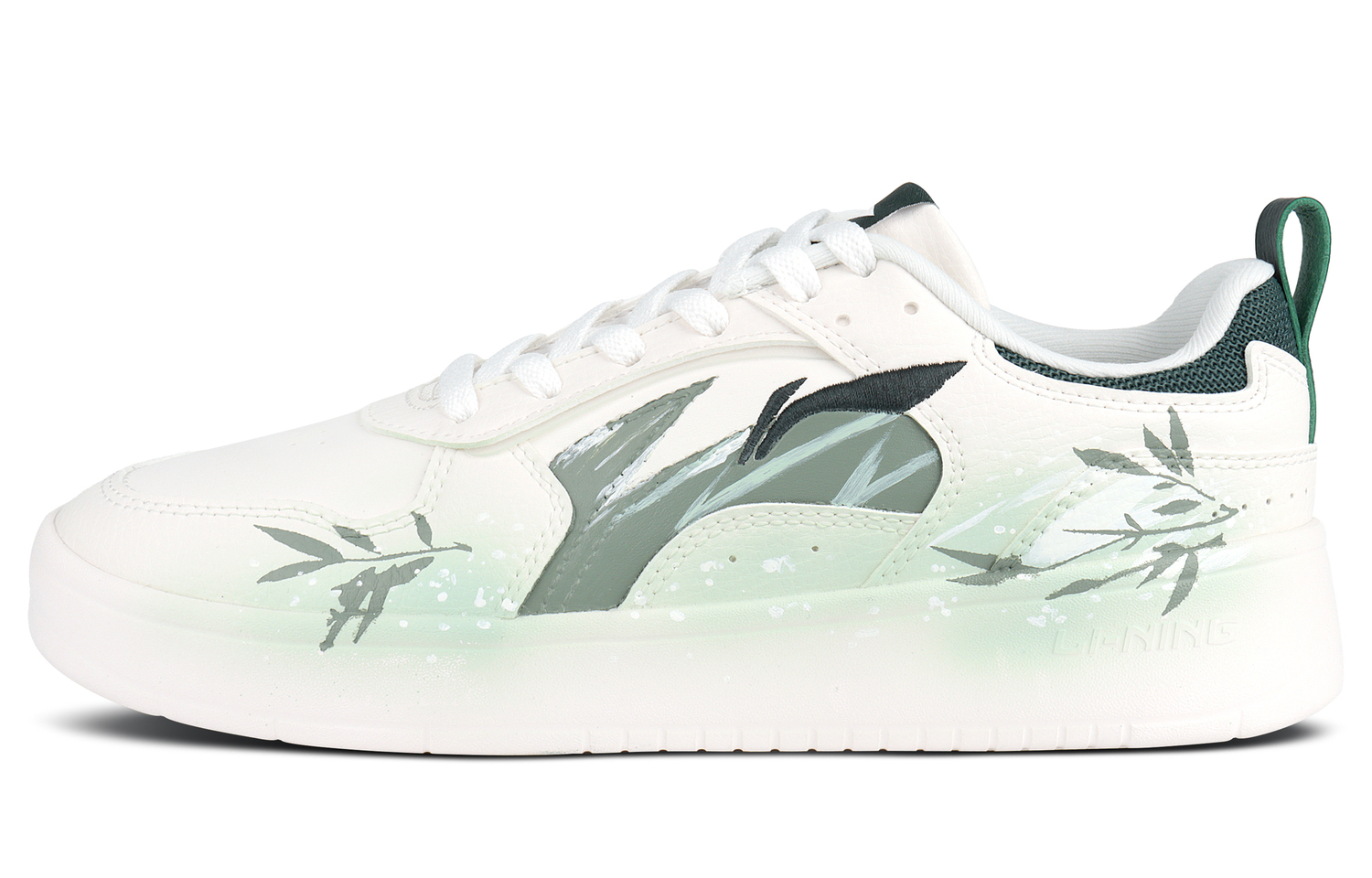 

Скользоустойчивые, износостойкие, легкие низкие кроссовки для скейтбординга Spike Years мужские LINING, белый