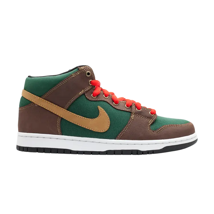 

Кроссовки Nike Dunk Mid Pro Sb 'Patagonia', зеленый