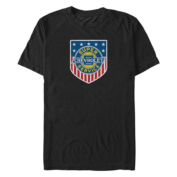 

Футболка с принтом Chevrolet Super Service Badge Americana Big & Tall Licensed Character