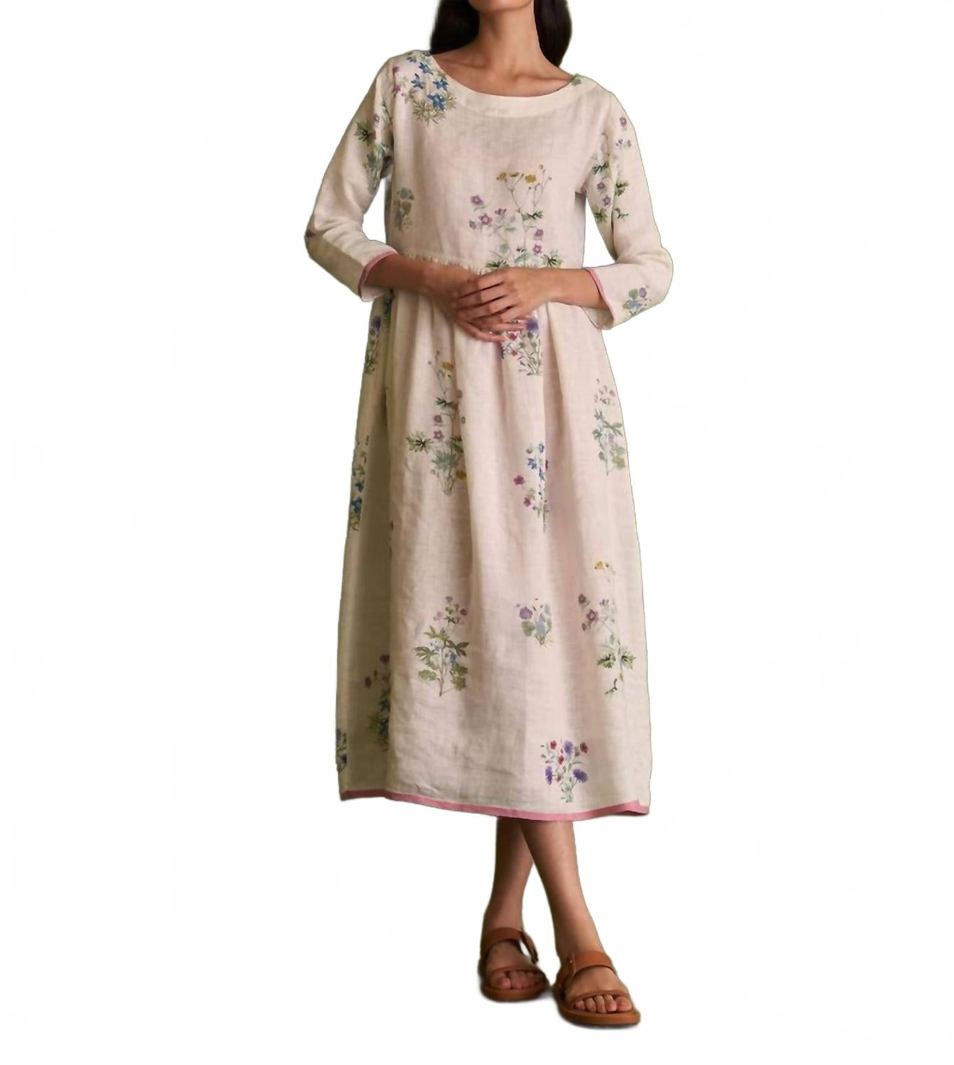 

Платье миди Grace Anne в белом цвете Manan