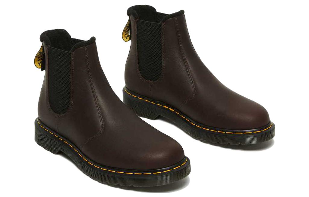 Мужские ботинки челси Dr. Martens 2976 Warmwair кожаные, коричневый — фото 3