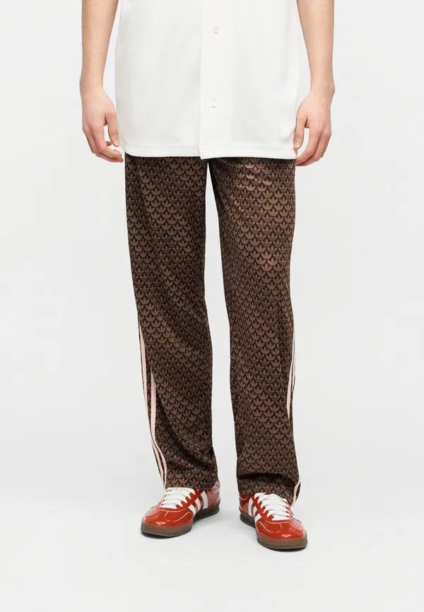 Спортивные штаны с монограммой firebird Adidas Originals, Aurora Coffee/Earth Strata/Sandy Pink — фото 3