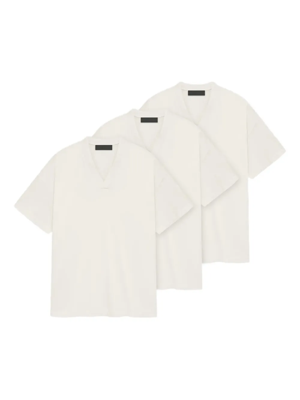 

Комплект из трех футболок с V-образным вырезом FEAR OF GOD ESSENTIALS, нейтральный