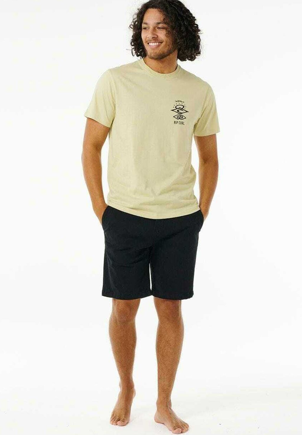 

Футболка с принтом SEARCH ICON Rip Curl, желтый