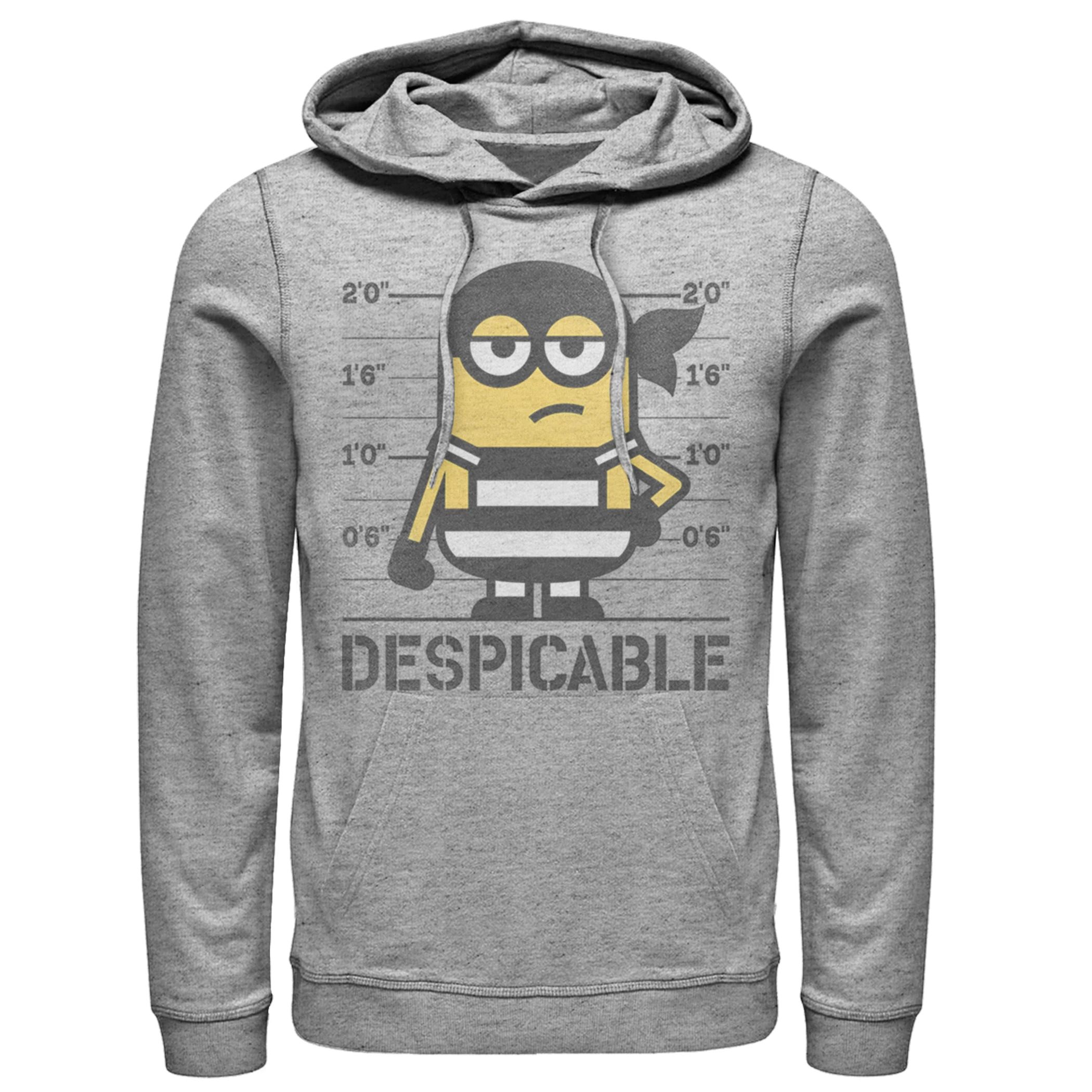 

Мужской пуловер с капюшоном Minion Despicable Licensed Character