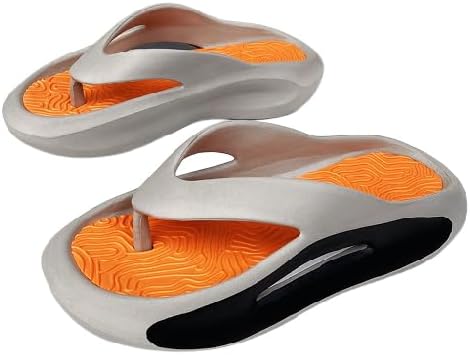 

Тапочки Baotou с елочкой, средняя подошва из высокоэластичного ЭВА, прочная подошва с амортизацией для летней носки, мужские шлепанцы-тапочки, пляжные сандалии, домашние и тапочки Bydzkj, серый