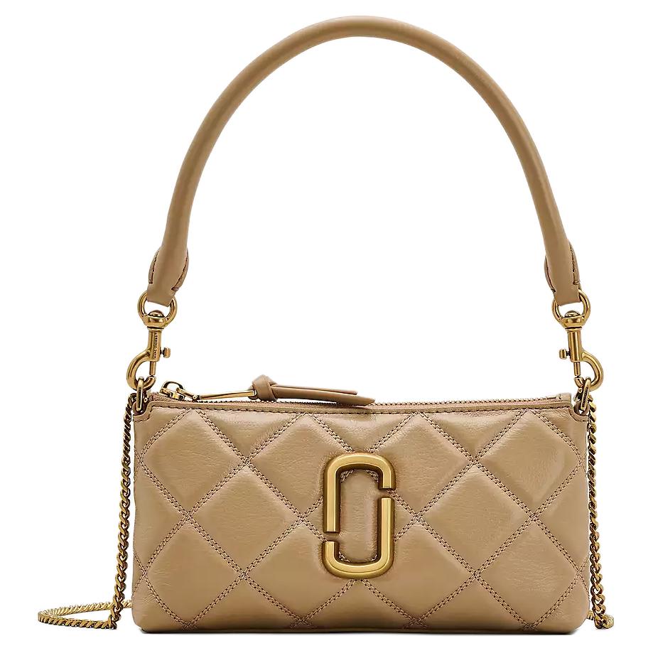 

MARC JACOBS Женская желтая кожаная сумка на одно плечо