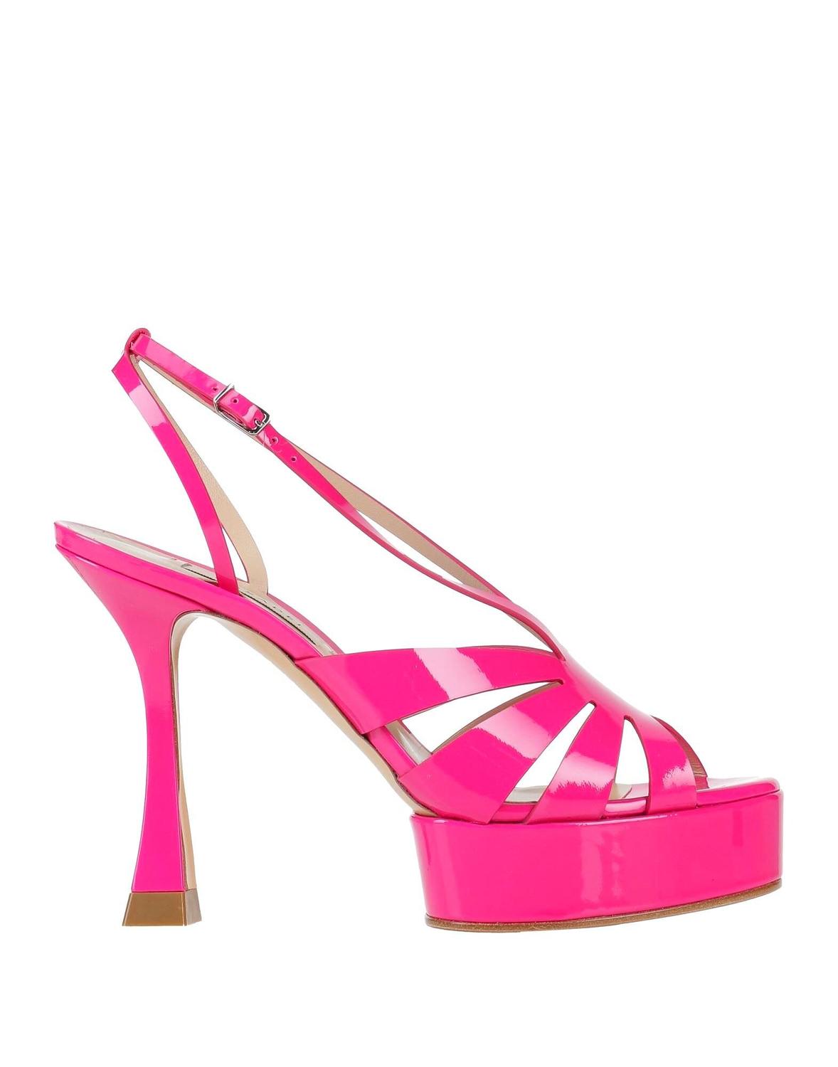 Сандалии Casadei, фуксия