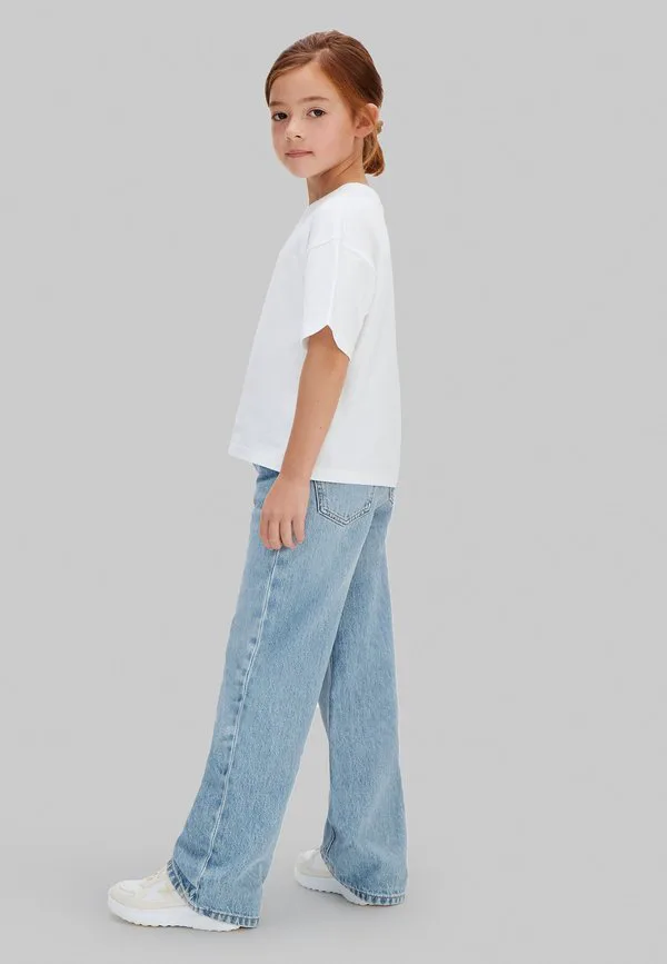 Базовая футболка свободного кроя с логотипом Calvin Klein Jeans, Bright White — фото 3