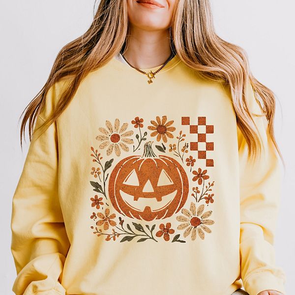 

Свитшот Pumpkin floral grunge с легкой окраской Simply Sage Market, Butter, Зеленый, Свитшот Pumpkin floral grunge с легкой окраской Simply Sage Market, Butter