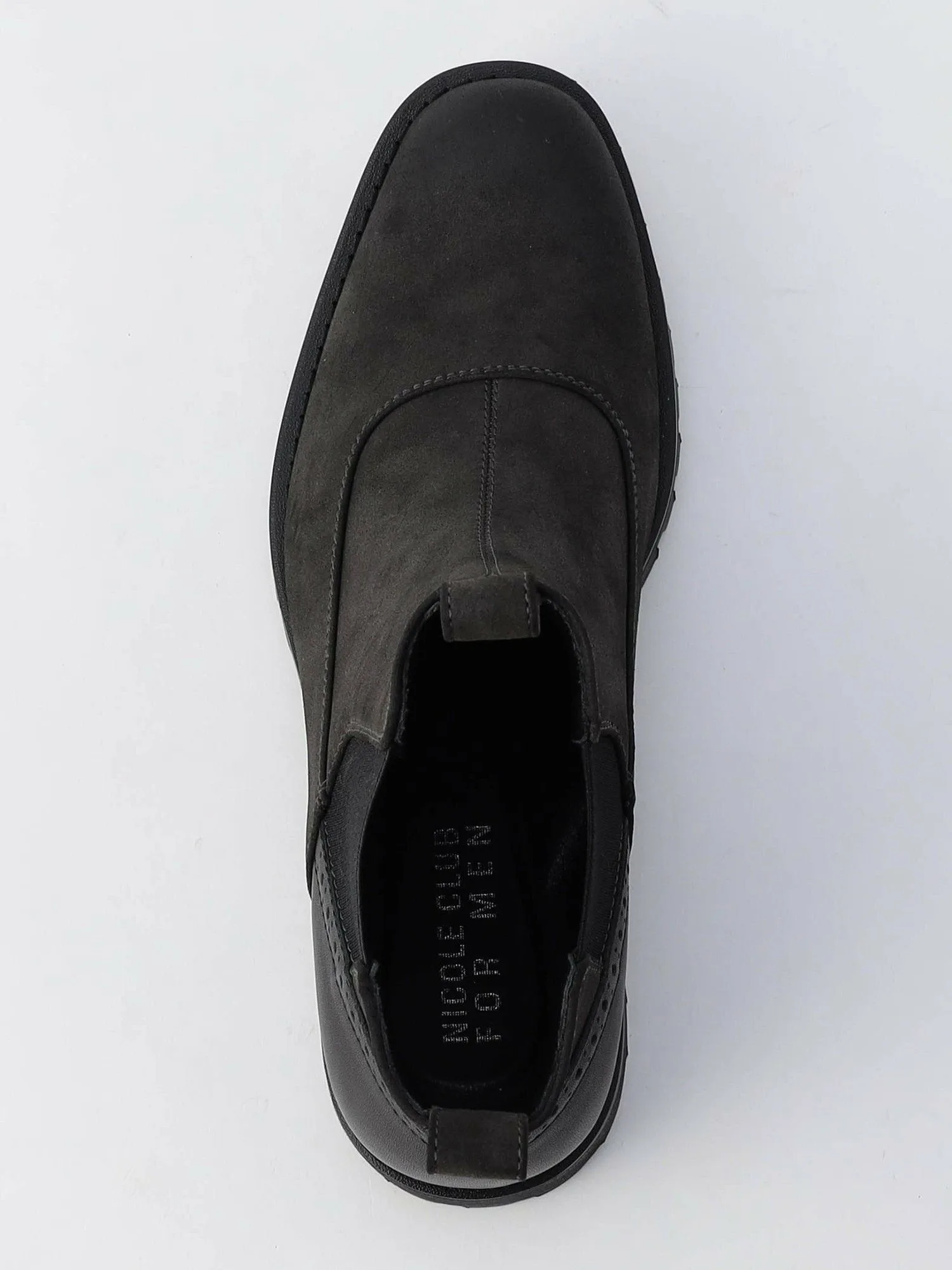 Ботинки с боковой вставкой и подошвой-«танком» NICOLE CLUB FOR MEN, 39 Charcoal Gray — фото 4