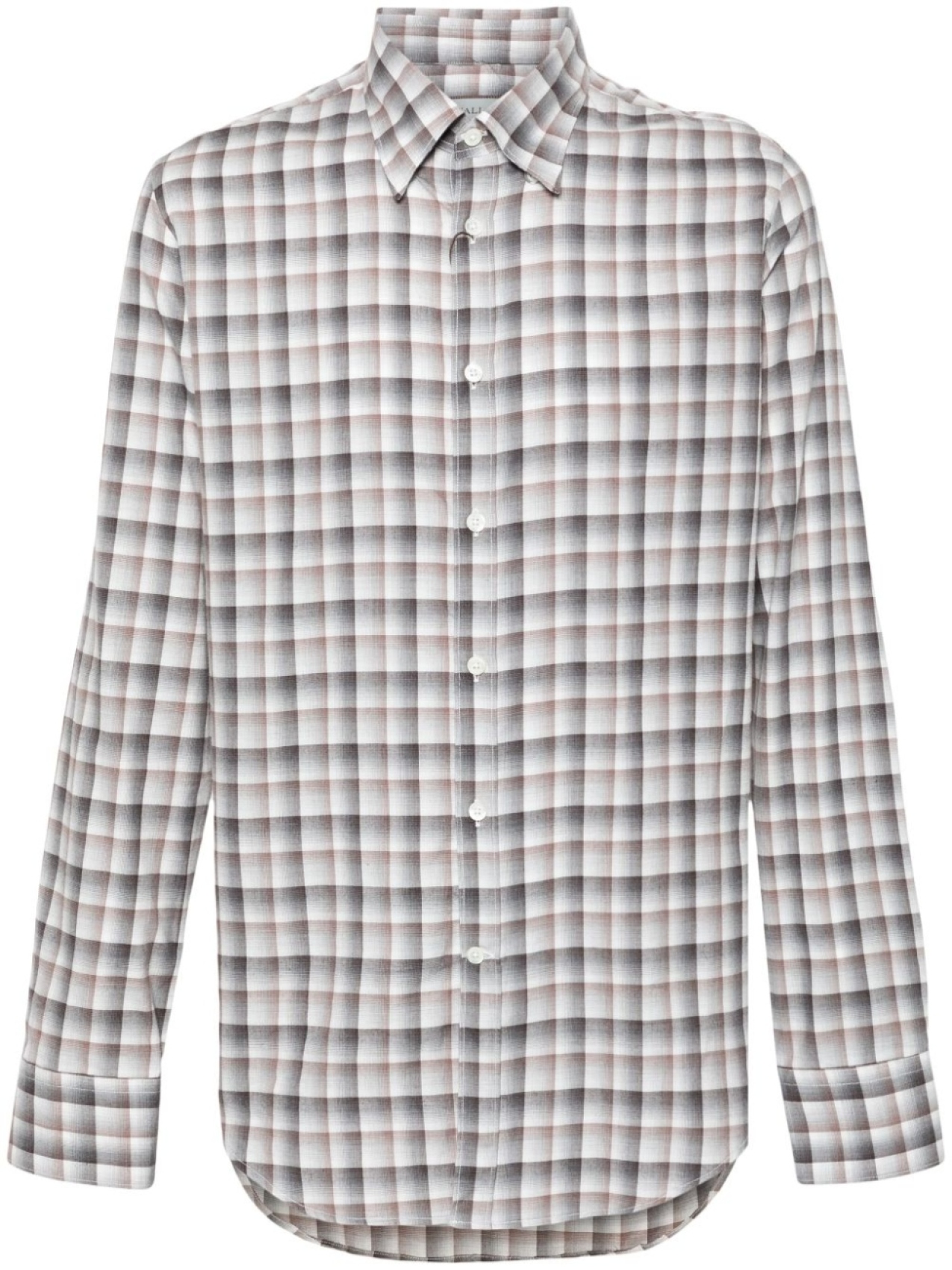 

Canali клетчатая рубашка, белый