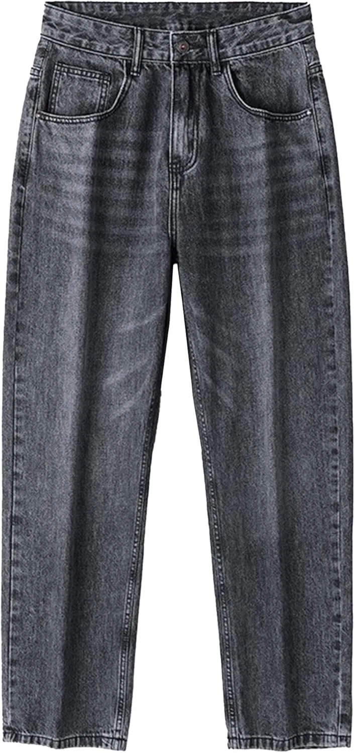 Джинсы свободные, мужские, Dark Grey