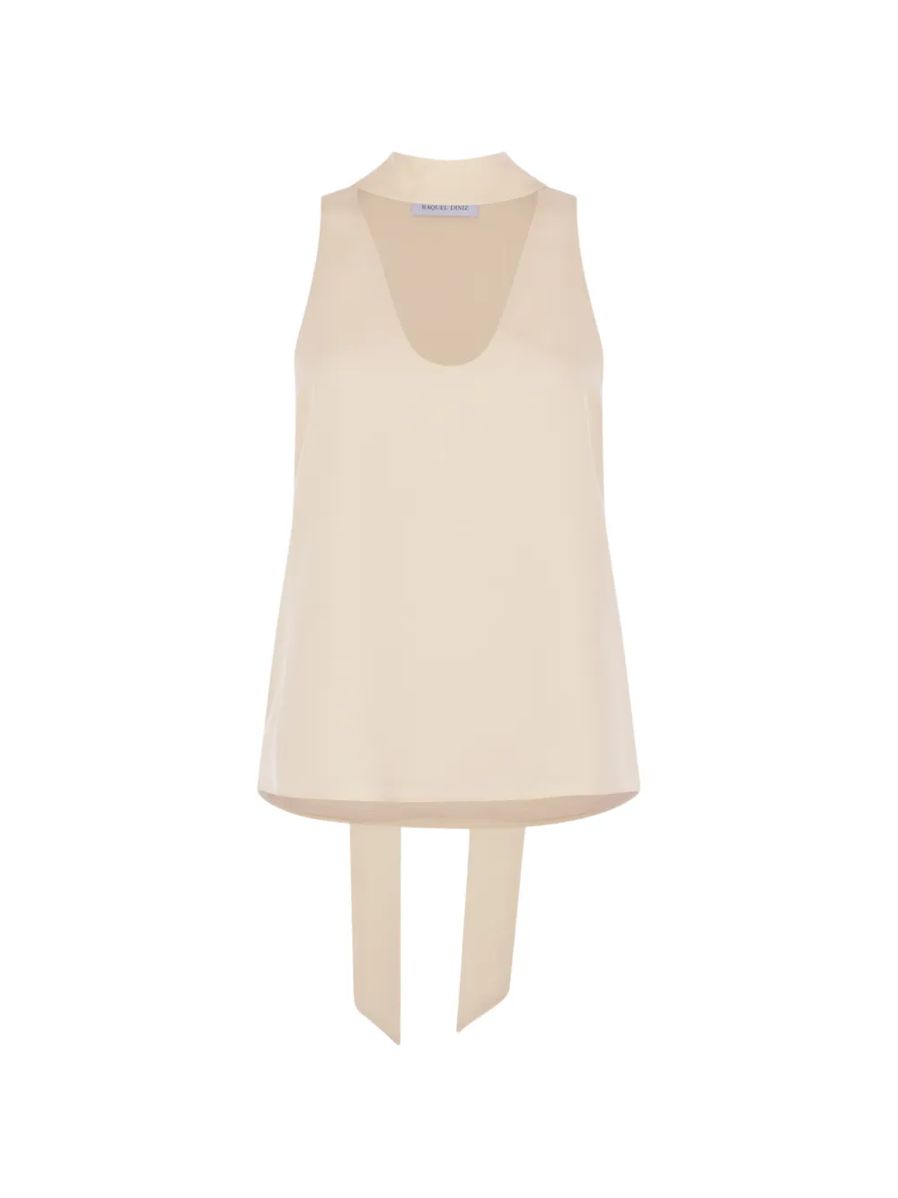 

Блузка с бантом на шее Raquel Diniz, бежевый