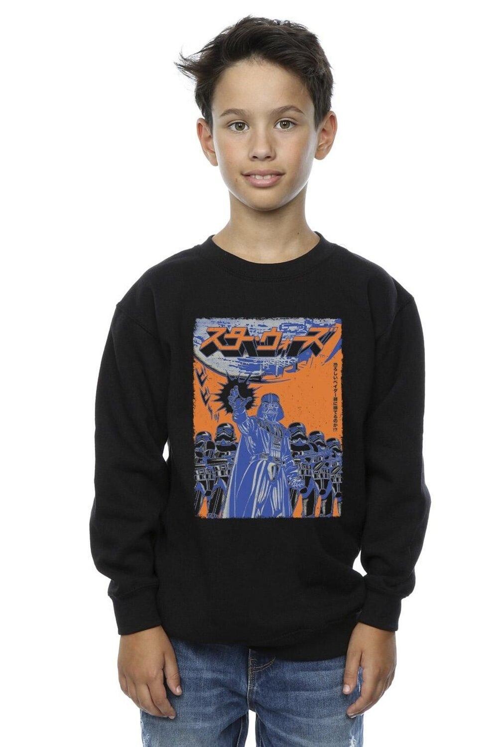 

Толстовка с плакатом Vader International Star Wars, черный