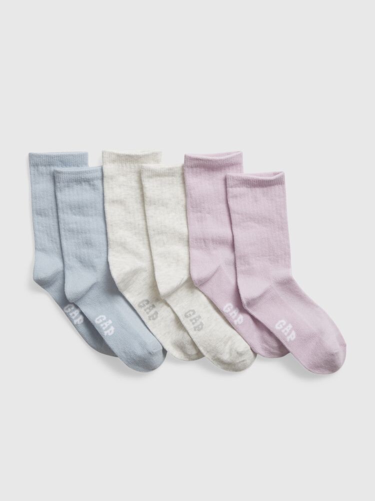 

Детские высокие носки, 3 пары. Gap, мультиколор