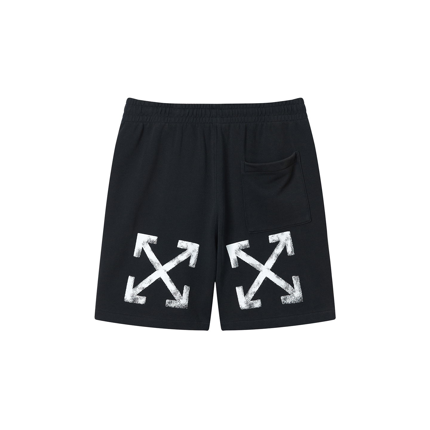 

OFF-WHITE OFF WHITE Casual Shorts Unisex Black Thin