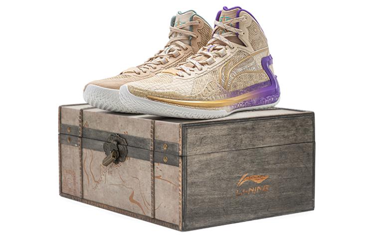 

Li-Ning Li Ning Liren 4 баскетбольные кроссовки Unisex High top Yellow/Brown