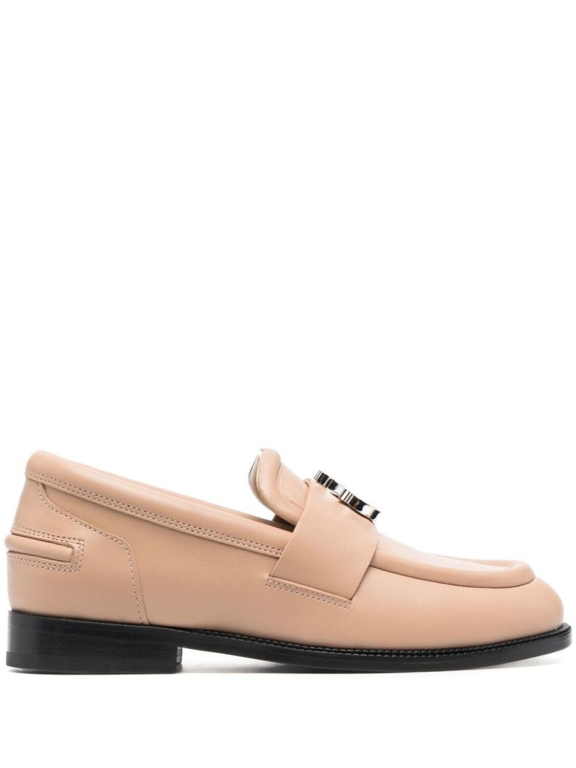 Lanvin лоферы с логотипом, нейтральный цвет