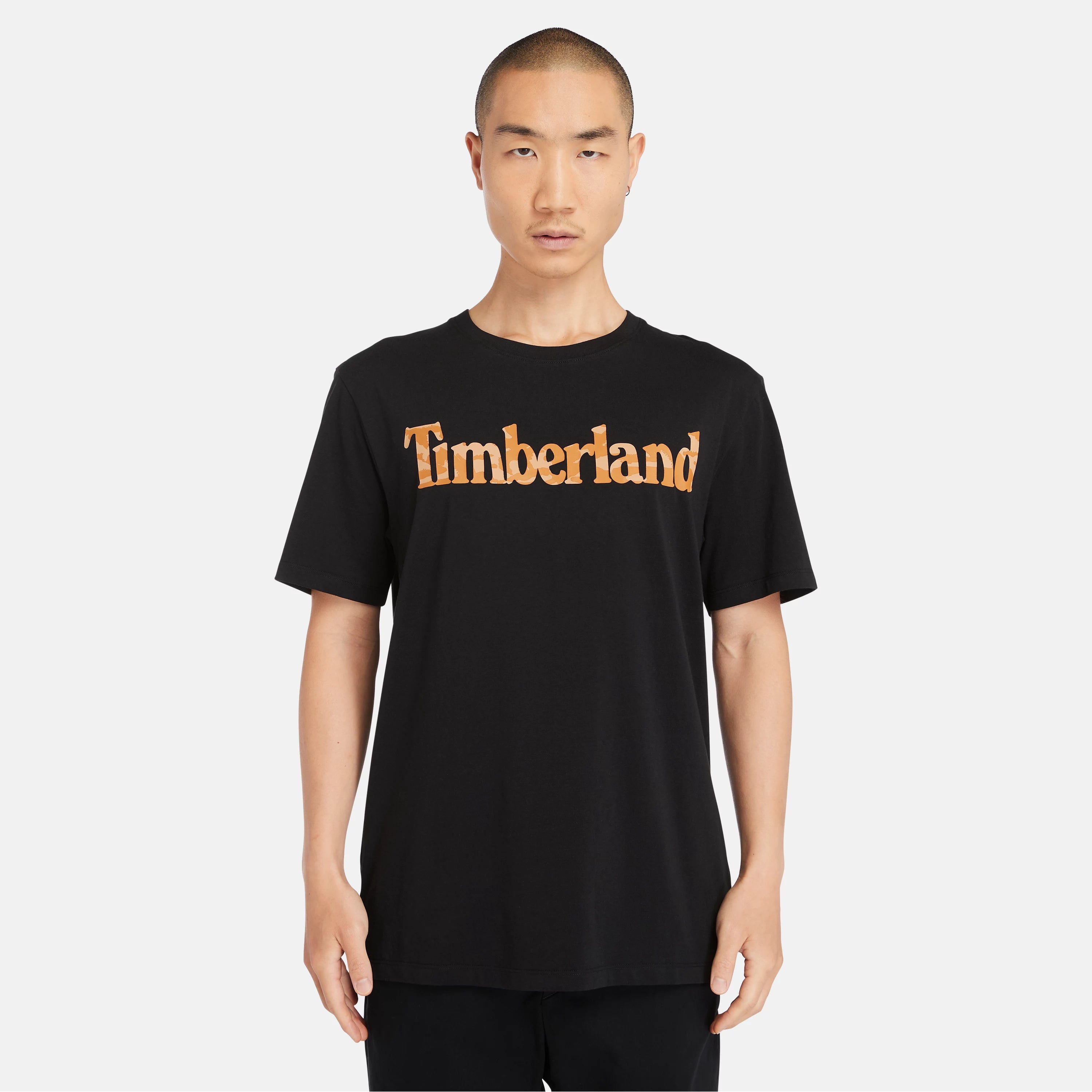 

Футболка мужская Northwood Wordmark Camo с коротким рукавом Timberland, черный