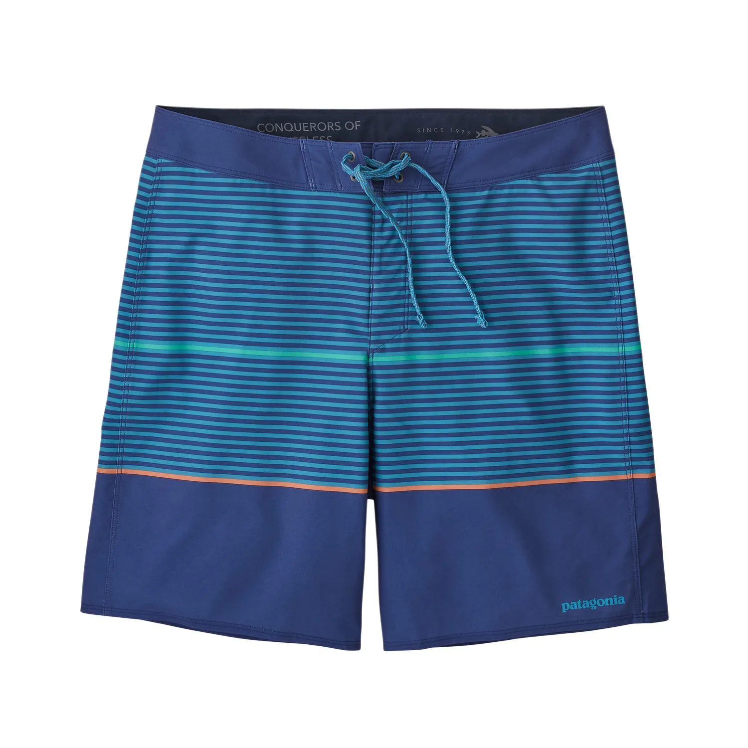 Шорты мужские casual Hydropeak Patagonia, (Oliwas Stripes) Anacapa Blue/Anacapa Blue