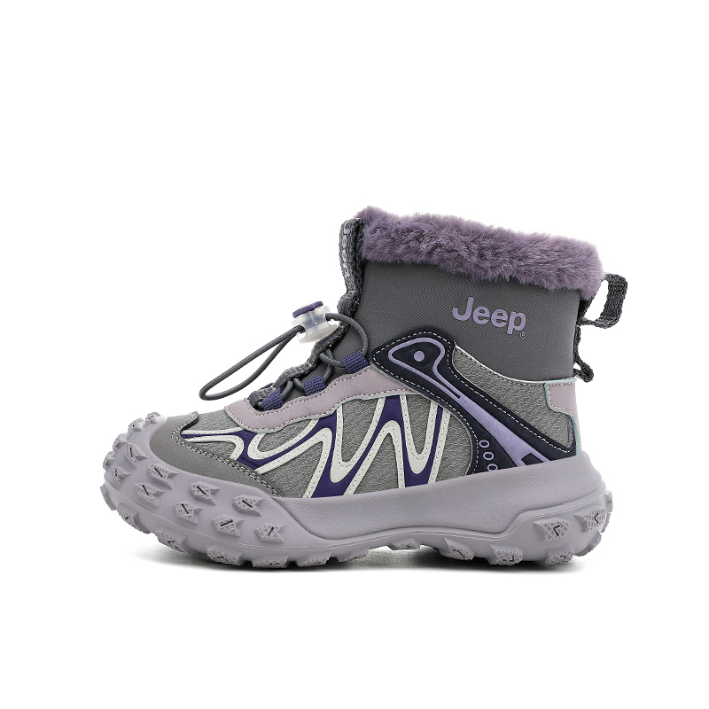 

Jeep Зимние высокие ботинки Explorer 20 для детей, из синтетической кожи и текстиля, с противоскользящей подошвой, водонепроницаемые, утепленные
