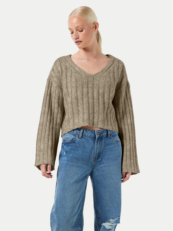 

Свитер loose fit Nina 27027618 Noisy May, бежевый