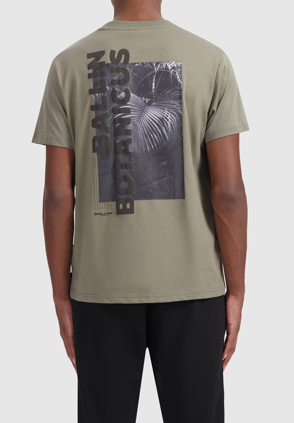 

Футболка с принтом REGULAR FIT CREWNECK Ballin, темно-зеленый