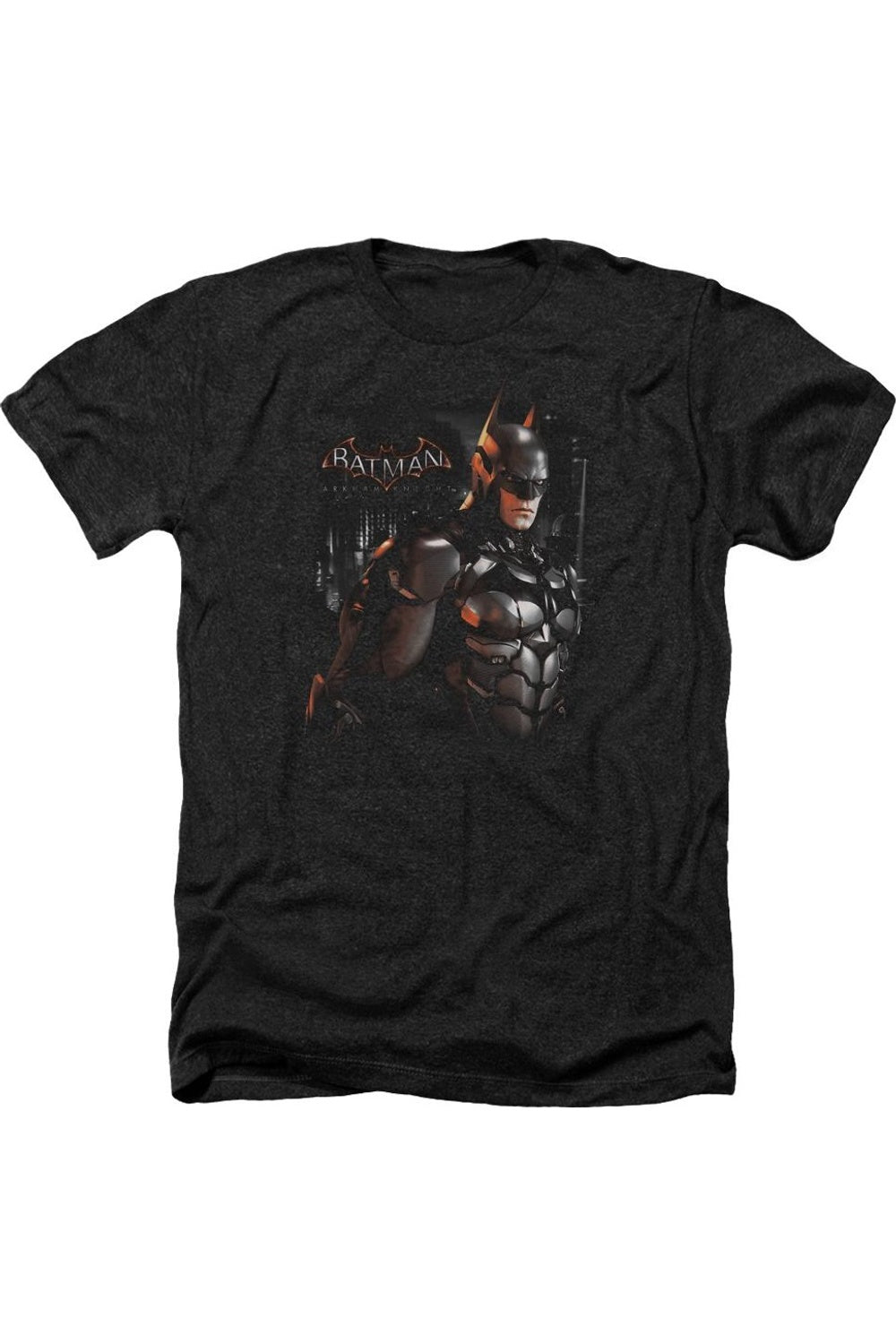 

Batman Arkham Knight Dark Knight для взрослых Heather Tee / Футболка Gildan, черный