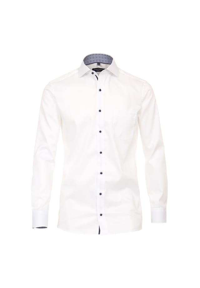 

Деловая рубашка простого современного покроя Casamoda, белый