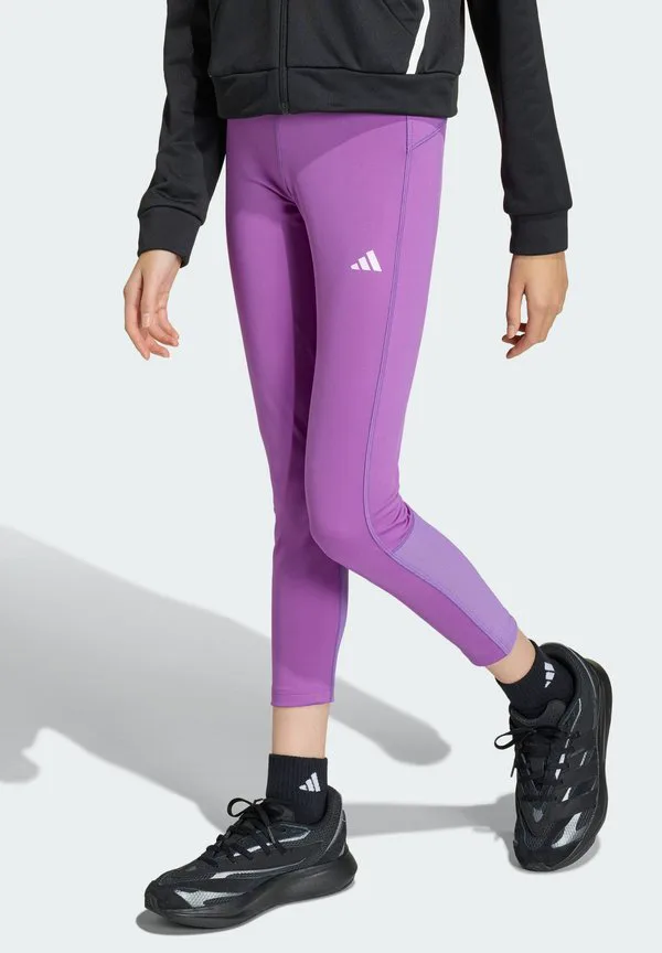 Брюки-Леггинсы techfit 7/8 для детей Adidas Performance, Active Purple/White