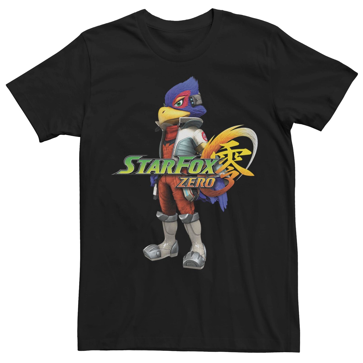 

Мужская футболка с короткими рукавами Nintendo Star Fox Zero Falco Licensed Character