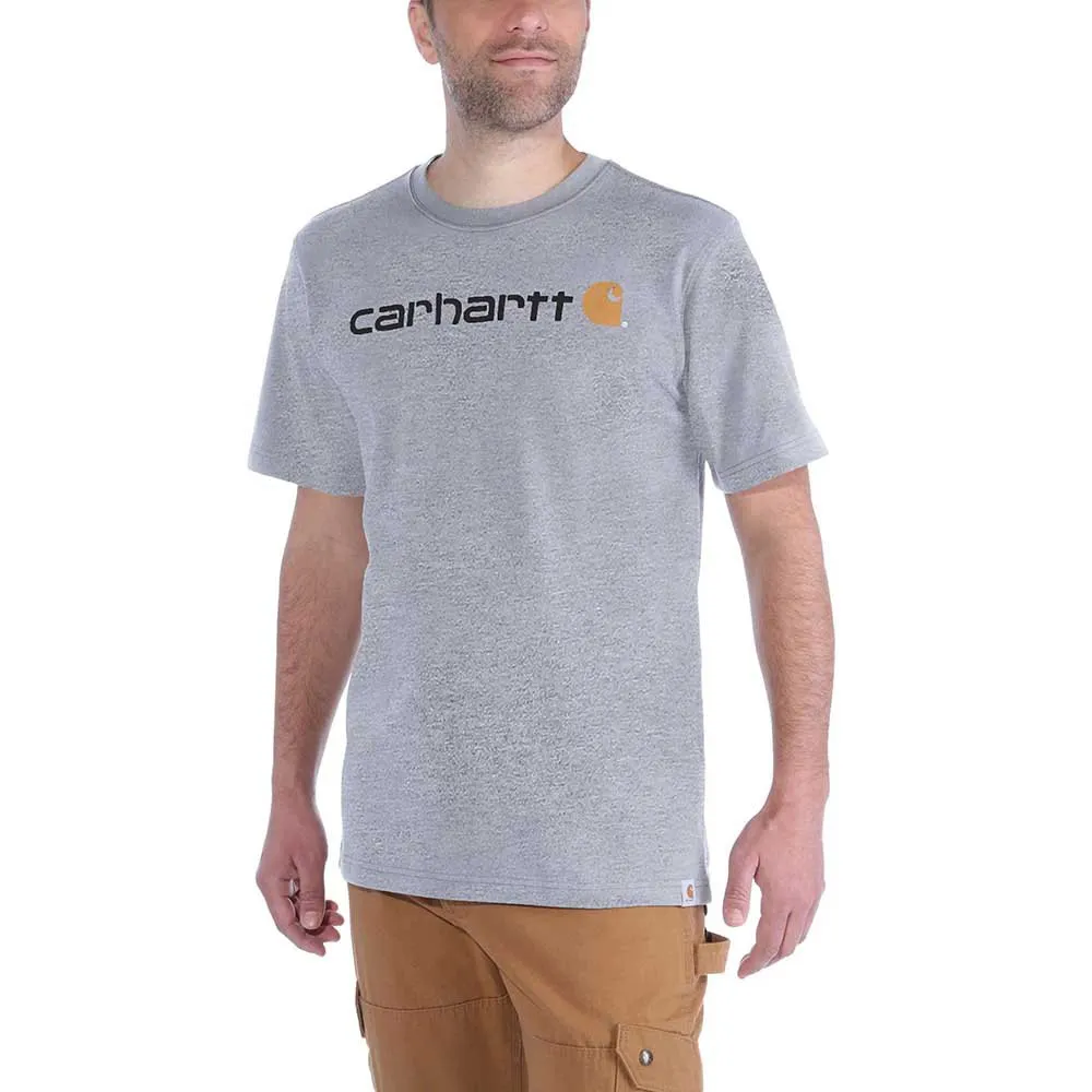 

Футболка с коротким рукавом Carhartt Core Logo Relaxed Fit, серый
