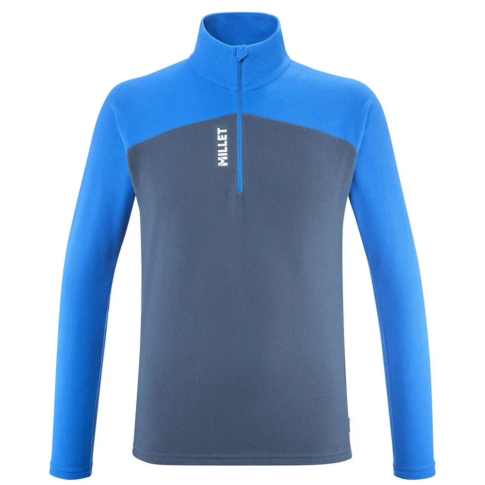 

Флис Millet K Lightgrid half zip, синий