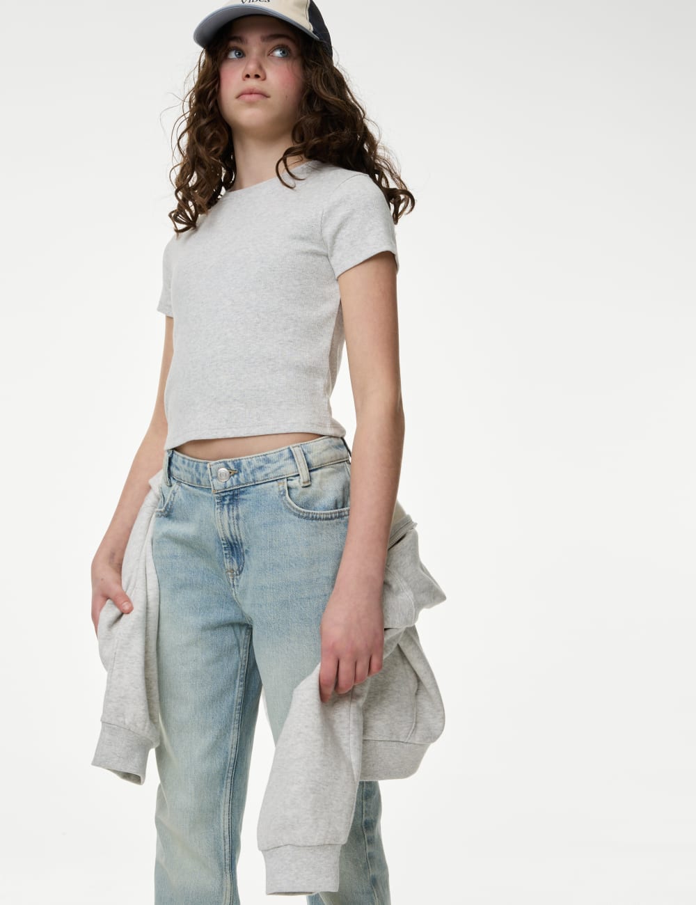 

Джинсы прямого кроя Marks & Spencer, цвет Denim