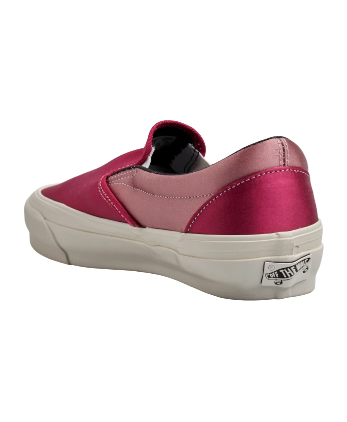 Атласные слипоны с высококачественной отделкой Vans, розовый — фото 4