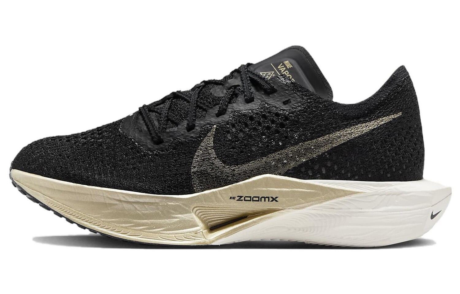 

Кроссовки Nike Women's ZoomX VaporFly Next% 3 'Black Metallic Gold Grain', черный