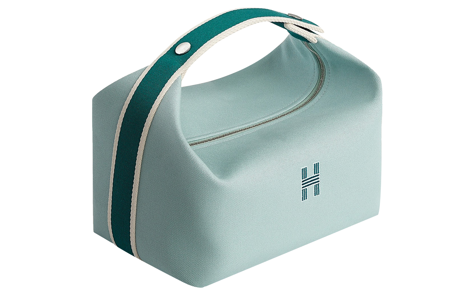 

HERMES Сумка-косметичка Bride a Brac из ткани с хлопком, большая унисекс blue