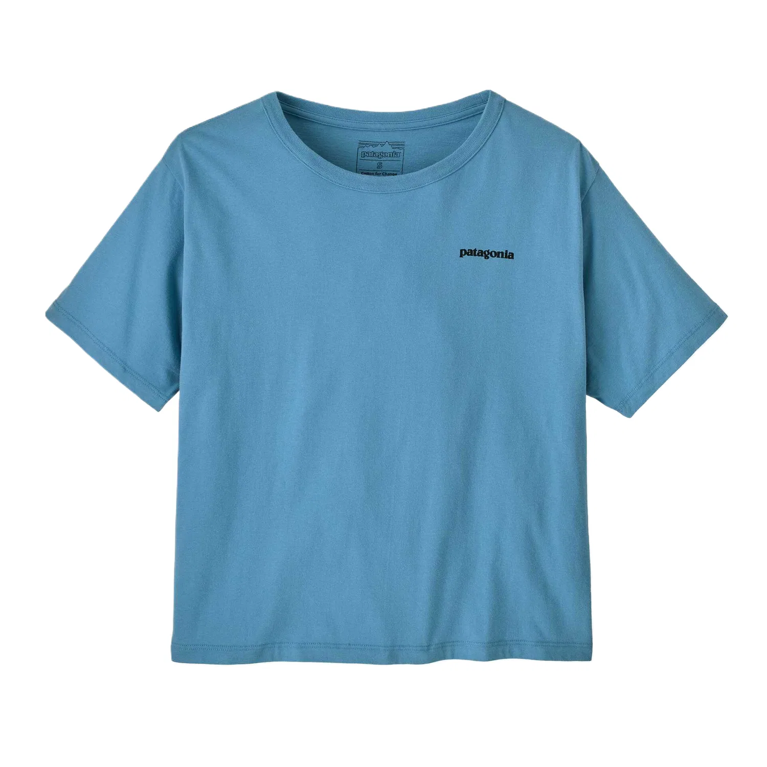 Футболка с опущенным плечом Patagonia Drop Shoulder Sleeve T Shirt, эвкалиптовый зеленый — фото 3