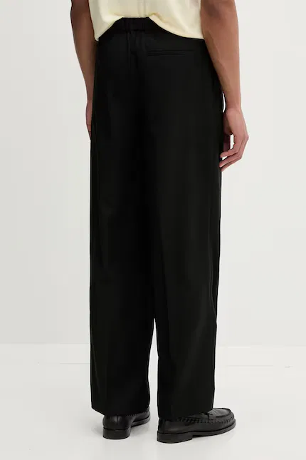 Брюки из шерстяной ткани Calvin Klein, черный — фото 3